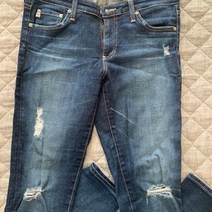 AG Jeans with ripped detail